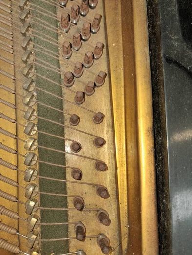 C. Bechstein baby grand piano