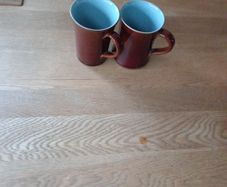 Denby VIntage Mugs Brown/Blue Inside