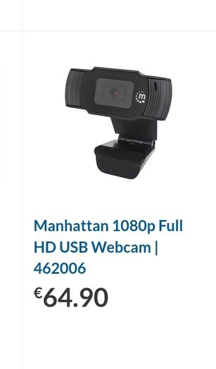 Webcam 1080p full HD
