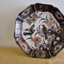 Vintage hand painted Satsuma Love Birds Plate Image 7