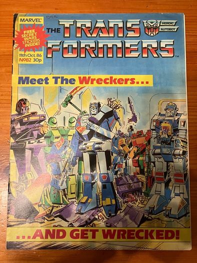 Comic: 'The Transformers' no. 82 (11th October 1986)