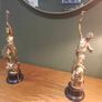 3 Large Vintage Bronze Effect Statues Image 9