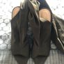 Khaki Green high boots Image 2