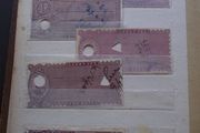 A nice collection of Stamps from India: service and other fees stamps