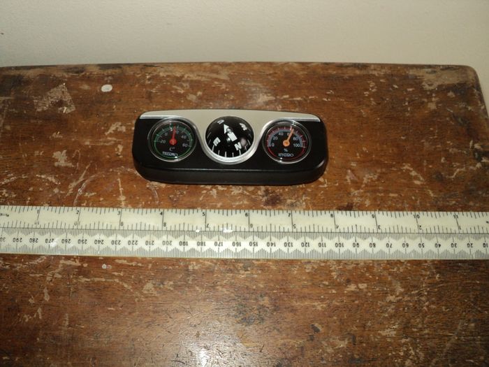 Car compass , thermometer , hydrometer unit