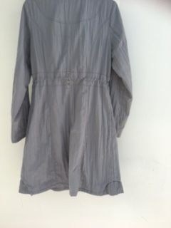 Grey "FranStyle" Trench Coat  size 10/12