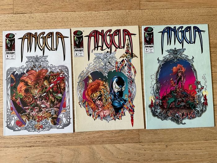 Rare Angela Comics Full Series Issues 1 2 3 2nd Appearance Of Angela ...