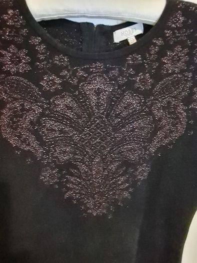 Hobbs Peplum silk cashmere cotton jumper