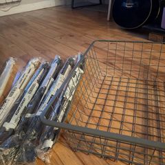 Ikea wire basket drawers for wardrobes, including brackets.