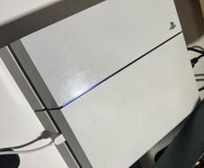 ps4 500gb white console fully cleaned