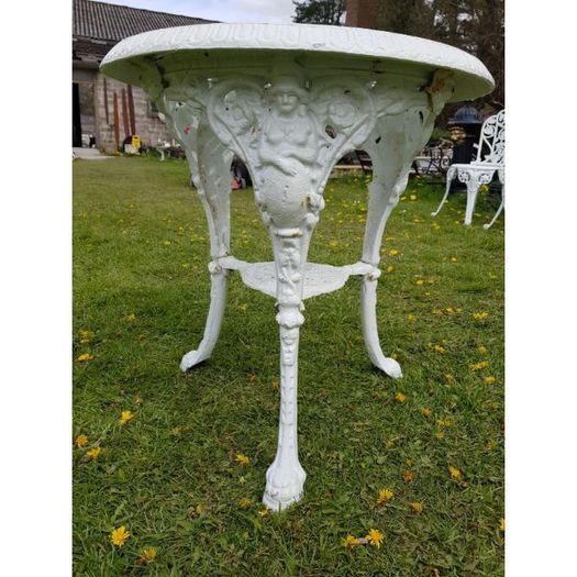 Cast Iron Table  Ornate Style N