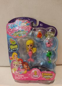 Splashings Mermaids Luminos 6 Pack New