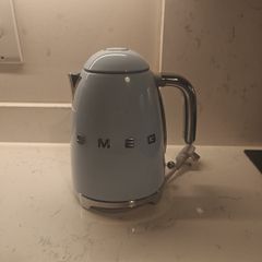 smeg kettle blue