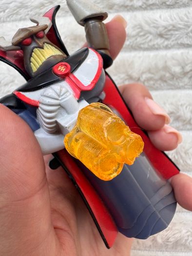 Happy Meal McDonald's 2000 Toy Story Disney Pixar Emperor Zurg DAmaged Weapon Loose hand approx. 11 cm. Used Please see photos