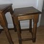 Oak Nest of 3 tables Image 3