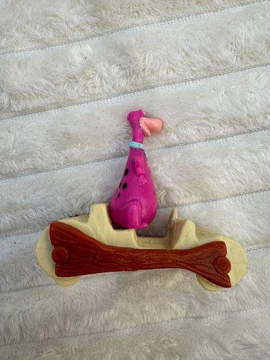 Burger King The Flintstones Rollers 1993 Pt 4 Dino Part is Missing Approx. 8 cm. Used Please see photos