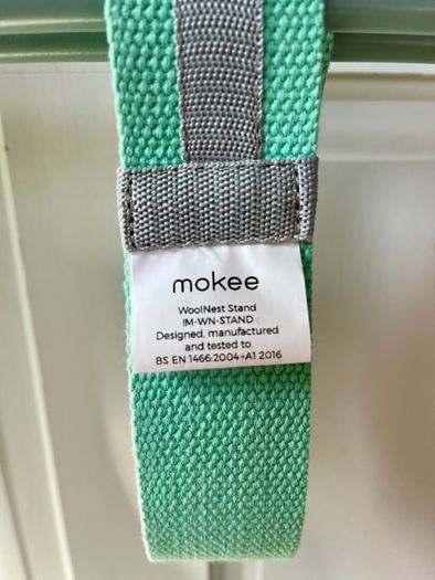 Mokee WoolNest Moses basket with stand