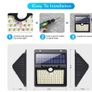 High quality 4  pack of LED  solar waterproof wall light use with motion sensor, 2200 mAh Image 8