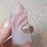 Pink jelly moss agate tower Image 7