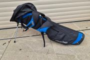 Wilson Staff Golf Stand Bag Black &amp; Blue with Built-In Legs