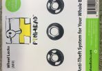 Pinhead security nut pair (9mm)