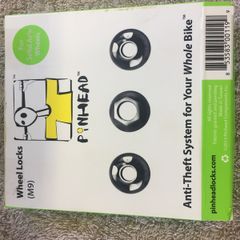 Pinhead security nut pair (9mm)