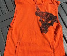 Under Armour Orange Sleeveless Top - Size YLG (Approx Age 12-14 yrs)