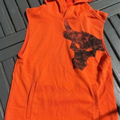 Under Armour Orange Sleeveless Top - Size YLG (Approx Age 12-14 yrs)