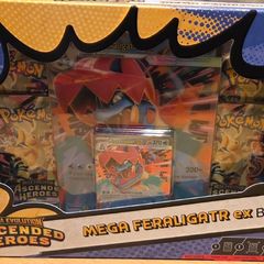 Pokemon Ascended Heroes Mega Feraligatr ex box