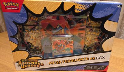 Pokemon Ascended Heroes Mega Feraligatr ex box