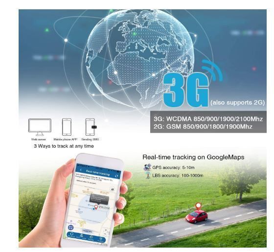 GPS Tracker 3G Magnetic Waterproof Vehicle