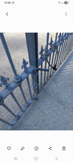 galvanised entrance gates