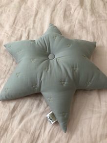 Cam Cam Star Dot Cushion - Grey Gold Dot limited Edition