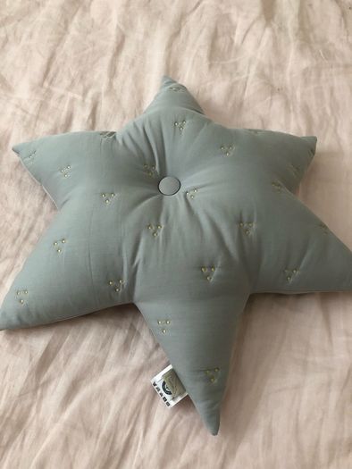 Cam Cam Star Dot Cushion - Grey Gold Dot limited Edition