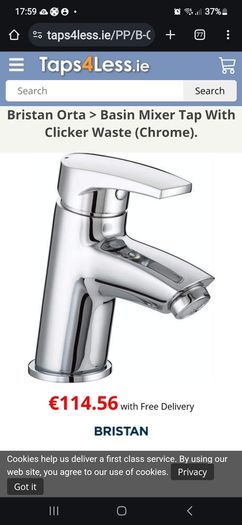 Bristan Orta Basin Mixer
