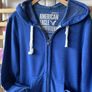 hoodie American eagle xsmall blue logo detail hoodie Image 3