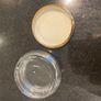 Vintage glass powder pot . Image 4