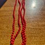 Red Beads Necklace Image 2