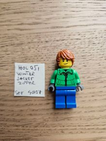lego hol051 winter jacket zipper, set 40107