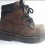 Original Steel Toed Doc Martens Brown Boots size 4 Image 2