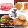 Hamburger Press 5Inch Diameter Tray Commercial Cast Iron Manual Round Meat Shaping Kitchen Machine Home Forming Burger Patty Maker Image 4