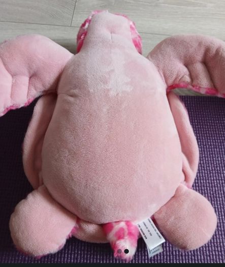 Beautiful pink sea turtle plush soft toy