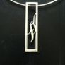 Silver Newbridge Swan lake Pendant & Choker Image 3
