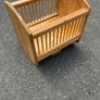 Handmade wooden dolls cot Image 2