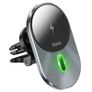 Hoco CA91 Magic Magnetic Car-Vent 15W Wireless Charger Grey Image 4
