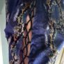 PRETTY LITTLE THINGS royal blue velvet python print dress Sz 10 Image 8