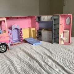 Barbie Vintage Camper Van with pool