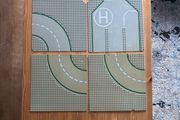Vintage Lego road plates damaged