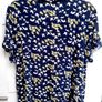 Navy jersey-like shirt UK 20 Image 3