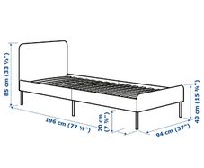 IKEA Single Bed Frame + Mattress